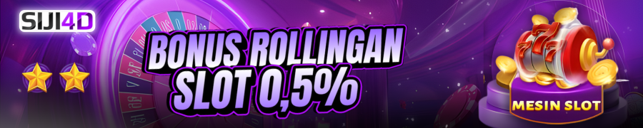 ROLLINGAN SLOT & TEMBAK IKAN 0.5% TIAP MINGGU TANPA BATAS